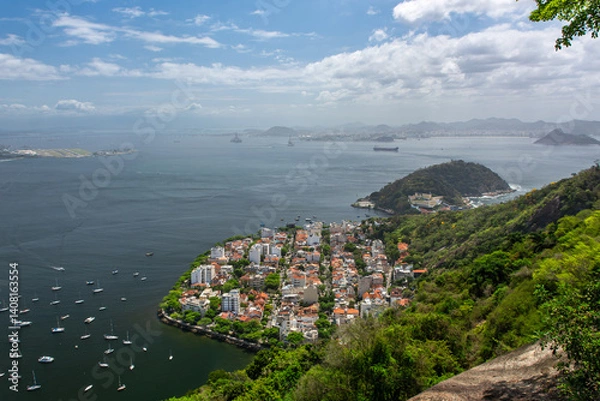 Obraz Historic neighbourhood of Urca next to the Sugarloaf Mountain in Rio de Janeiro