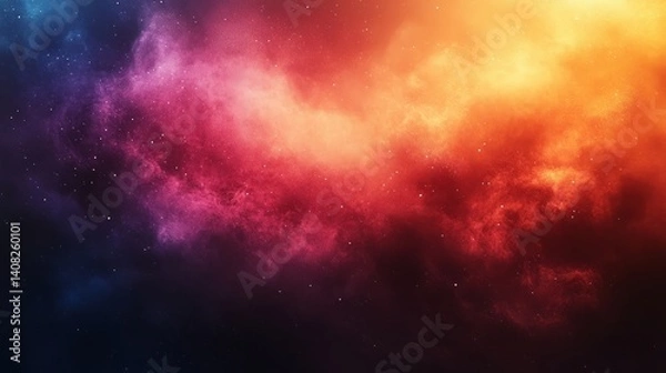Fototapeta Abstract gradient background colors. Vector illustration of a soft, blurred texture for design in a digital art style. Flat color backdrop with a grainy effect