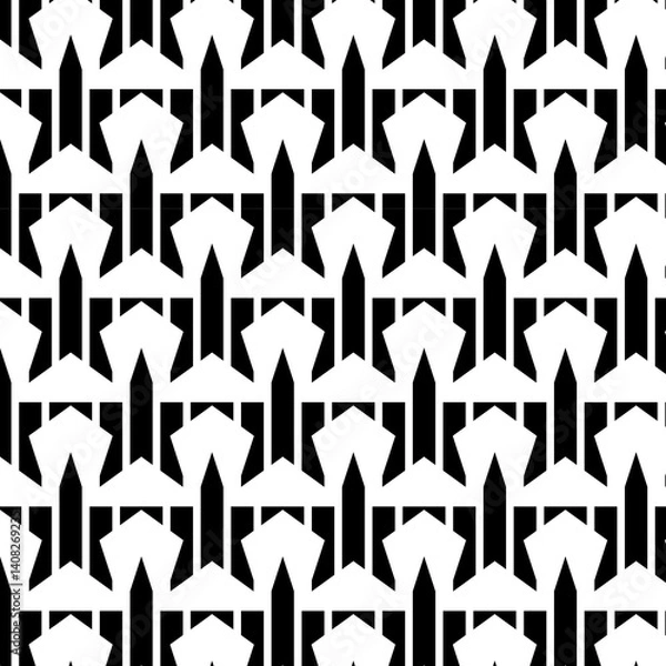 Fototapeta Seamless abstract pattern design vector	
