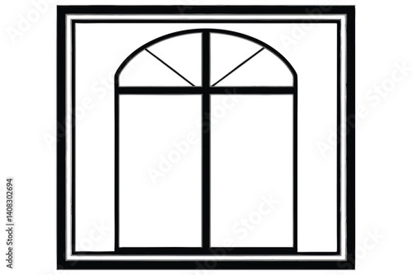 Fototapeta window with a window