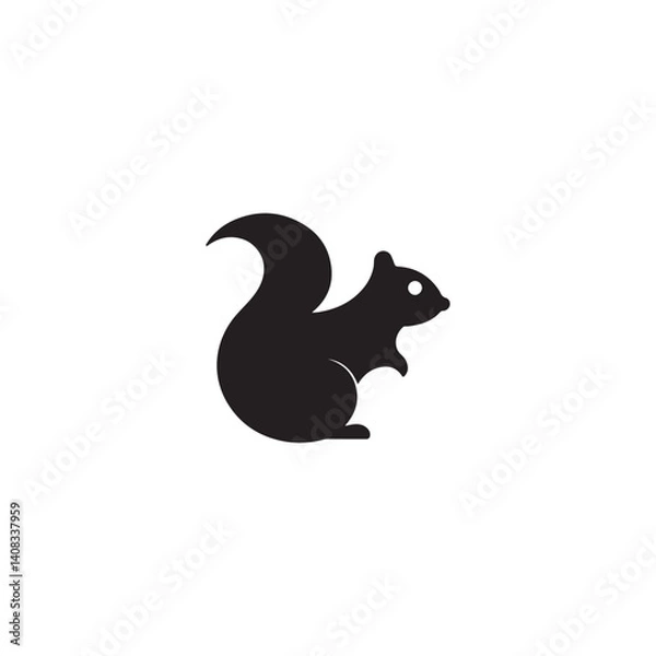 Fototapeta squirrel on a branch