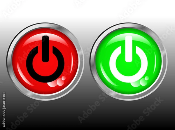 Obraz Power On/Off Button