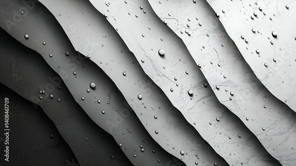 Fototapeta Grey Waterdrop Texture Diagonal Line Pattern for Stylish Wallpapers.