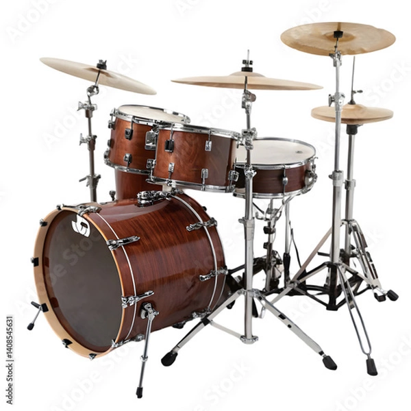 Fototapeta Drum Kit: Buy Best Drum Sets Online isolated on transparent background