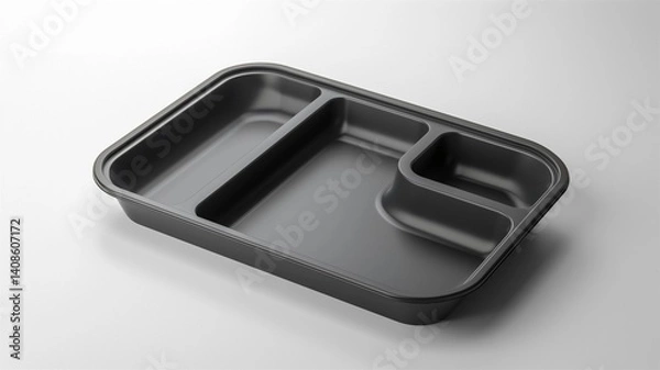 Fototapeta Photorealistic image of a touchscreen butter divider tray in a modern studio setting