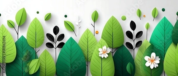 Obraz Spring Leaves Background