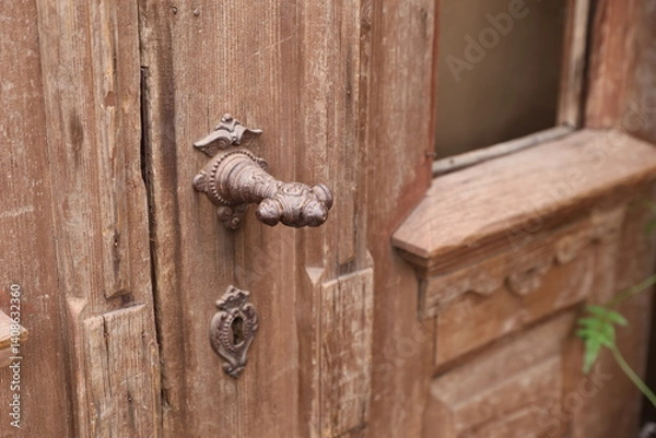 Obraz rustic door