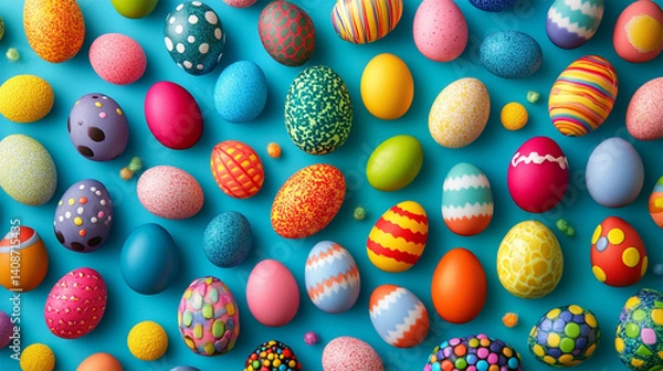 Obraz colorful easter eggs