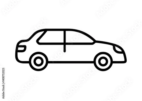 Fototapeta  light car. icon. 