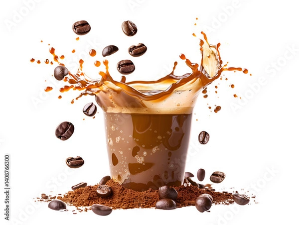 Obraz coffee with splash