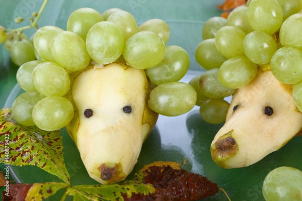 Obraz Igel aus Früchten