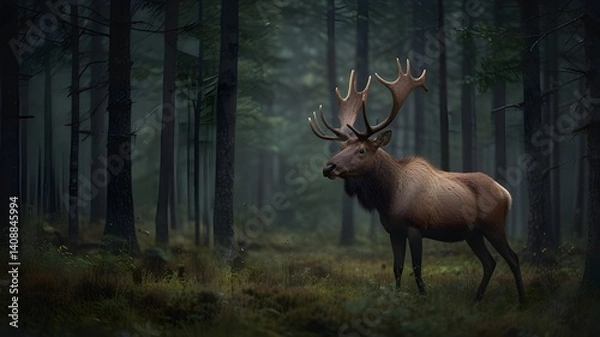 Obraz red deer stag