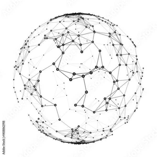 Fototapeta Celestial Sphere - Abstract Vector Art