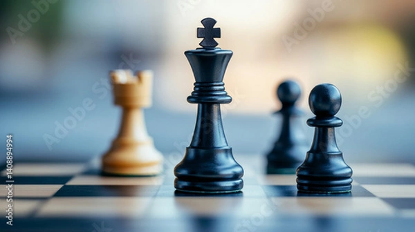 Fototapeta Business risk evaluation focusing on safety controls, investment risk reduction, and strategy management to avoid financial losses