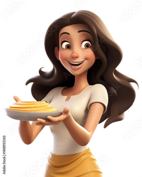 Fototapeta PNG Portrait cartoon women adult.