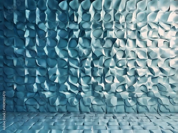 Fototapeta Light blue gradient texture background