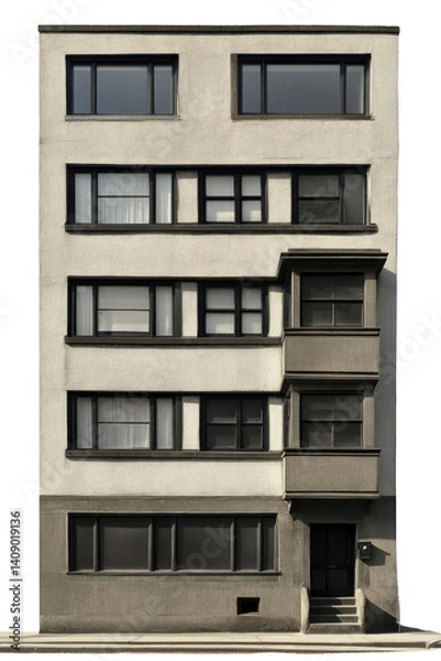 Obraz PNG Vintage building architecture urban city.