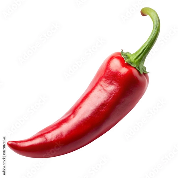 Fototapeta Close up of cayenne pepper and chili powder, symbolizing hot and spicy flavors for cooking