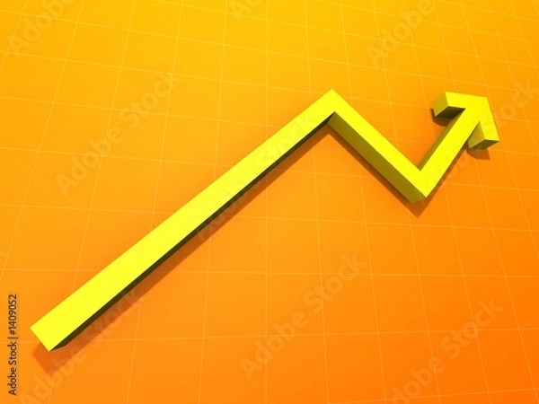 Fototapeta 3d statistik