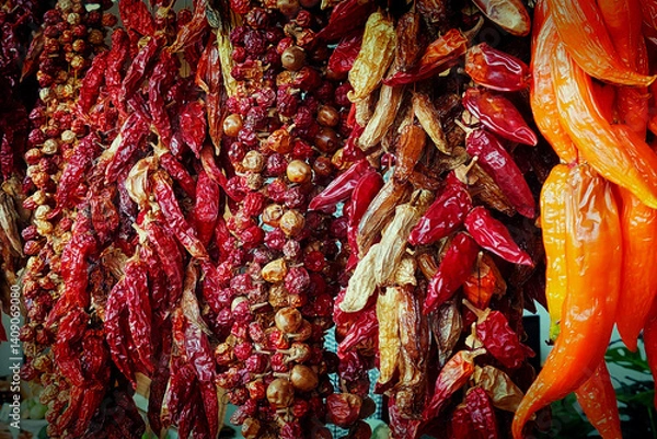 Fototapeta ostre papryczki