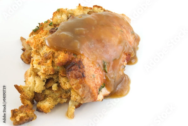 Fototapeta Stuffed pork chop