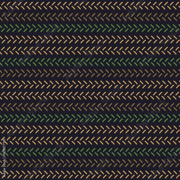 Obraz Abstract multicolor herringbone background seamless vector pattern