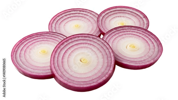 Fototapeta Red Onion Isolated Images