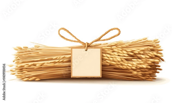 Fototapeta rice-related illustrations and smart farming technologies, focusing on grains, plants, cultivation, and innovative agricultural solutions for commercial use.