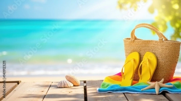 Obraz Tropical Beach, Summer Holiday