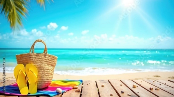 Obraz Tropical Beach, Summer Holiday