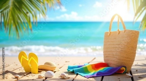 Obraz Tropical Beach, Summer Holiday