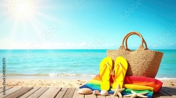 Obraz Tropical Beach, Summer Holiday