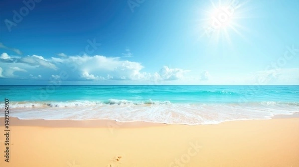 Obraz Beautiful Beach Background Natural