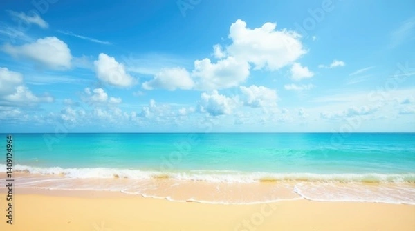 Obraz Beautiful Beach Background Natural