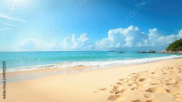 Obraz Beautiful Beach Background Natural