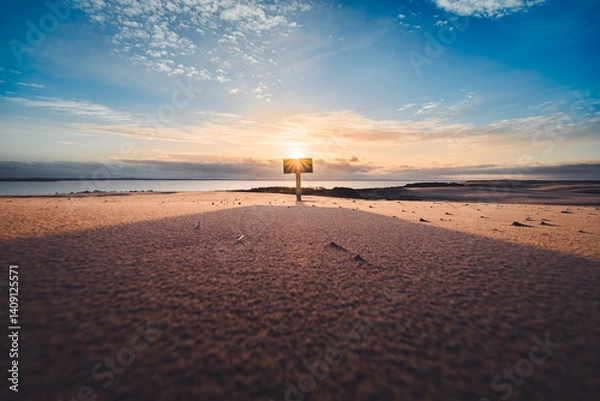 Obraz sunset on the dune