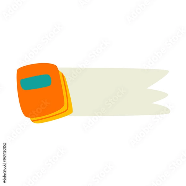 Obraz Name Tag Cute Character School Illustrations