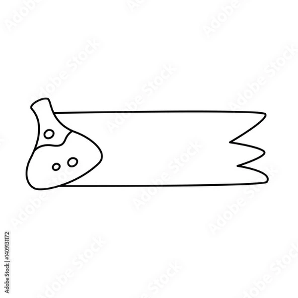 Obraz Name Tag Cute Character School Illustrations