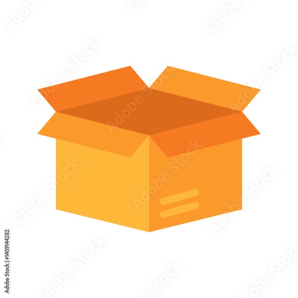Fototapeta Open Box icon vector image. Suitable for mobile apps, web apps and print media.
