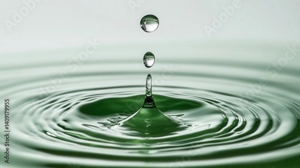 Fototapeta water drops technology background.