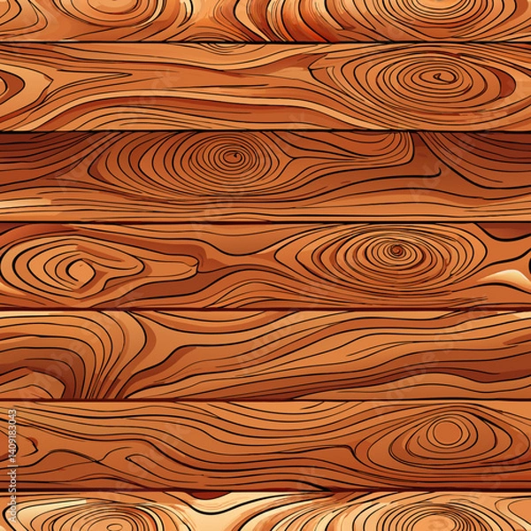Obraz Seamless Texture: A Timeless Tapestry of Weathered Wood