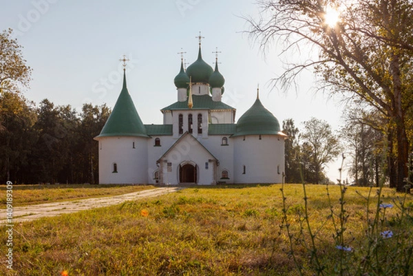 Fototapeta A memorial temple to Russian soldiers on the supposed site of the Battle of Kulikovo