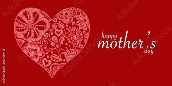 Fototapeta happy mother’s day theme