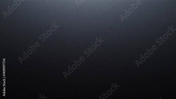 Fototapeta Matte black metal with a dense pattern of parallel scratches, suggesting a deliberate brushing motion