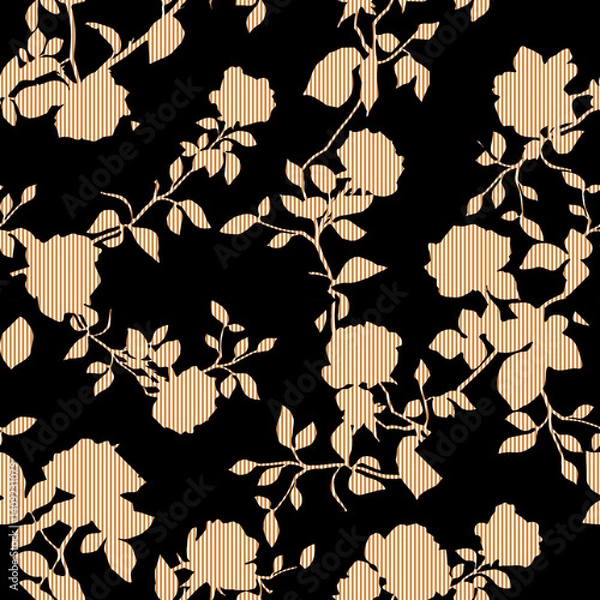 Obraz Seamless abstract floral pattern. Vector Illustration.
