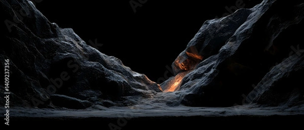 Obraz Dark Mountain Passages