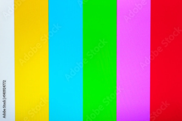 Fototapeta Color TV with no signal background