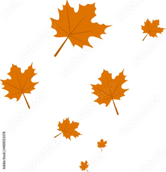 Fototapeta Autumn Maple Leaves Fall