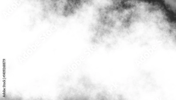 Fototapeta Realistic dry ice smoke clouds fog overlay perfect for compositing into your shots. Simply drop it in and change its