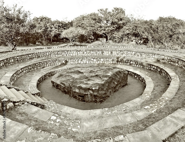 Fototapeta Hoba iron meteorite is largest known meteorite known at the Earth's surface - Namibia